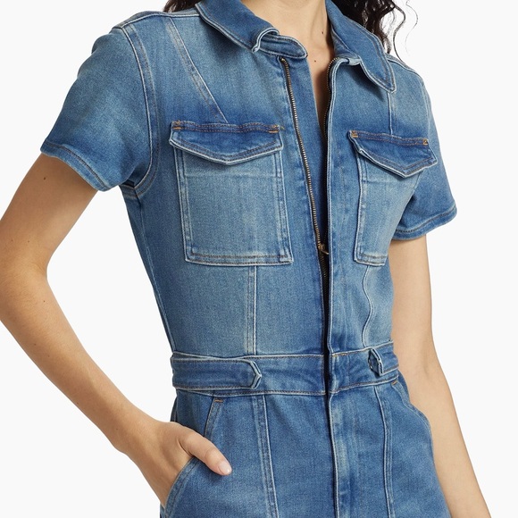 Good American Pants - Good American's Fit For Success Small jumpsuit is crafted of stretch denim. NWT